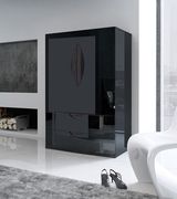 Marbella High-gloss spanish media dresser in black