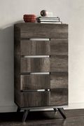 Vintage oak high-gloss contemporary chest