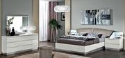 Modern white platform bed from Italy