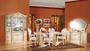 Classical style ivory dining table made in Italy main photo