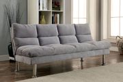 Saratoga (Gray) Gray microfiber sofa bed