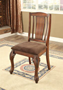 Traditional style padded flannelette seat cushions dining chair