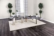 Tempered stone/satin plated coffee table main photo