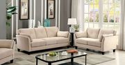 Beige flannelette fabric affordable sofa
