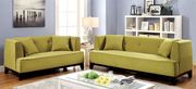 Tranitional style lemongrass fabric sofa main photo