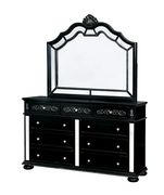 Classic dresser with mirrored accents