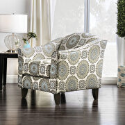 Floral woven fabric casual style us chair main photo