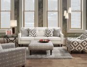 Neutral ivory fabric color sofa US-made