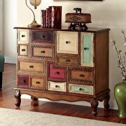 Multi/antique walnut traditional accent chest