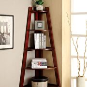 Cherry contemporary ladder shelf main photo