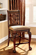 Petersburg (Cherry) Padded fabric and dazzeling cherry finish counter ht. chair