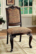 Brown cherry/ pattern traditional side chair main photo