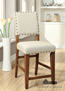 Sania (Oak) Rustic oak contemporary counter ht. chair