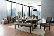 Gray wood / farmstyle dining table main photo