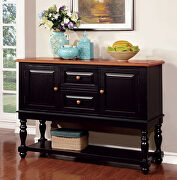 Black/ antique oak cottage style server