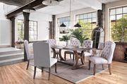 Gianna Cottage style rustic family size dining table
