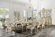 Antique white traditional french style formal dining table main photo