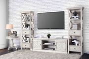 Antique white rustic 72-inch TV stand main photo