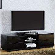 Black contemporary 59-inch TV console main photo