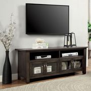 Gray transitional 60-inch TV stand main photo
