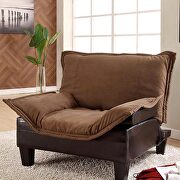 Mocha and espresso transitional style chair main photo