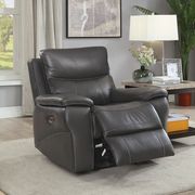 Gray Contemporary Recliner Chair