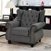 Ewloe (Dark Gray) Dark Gray Ewloe Transitional Chair