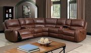 Brown transitional motion sectional main photo