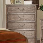 Transitional rustic natural tone chest
