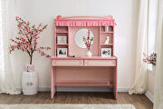 Delightfully glossy pink exquisite design desk main photo
