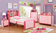 Two toned design transitional youth bedroom main photo