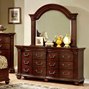 Traditional style cherry finish dresser