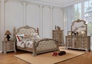Antique natural rustic style traditional bed main photo