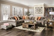 Stapleford (Gray) Beautiful combination of fashion and comfort dynamic sectional sofa