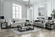 Pewter Traditional Sofa Weave Chenille US-Made main photo