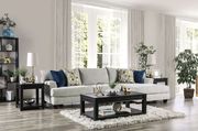 Light gray us-made contemporary sectional