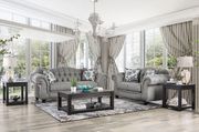 Gray Glynneath Transitional Sofa made in US main photo