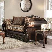Brown Traditional Oversized Loveseat made in US