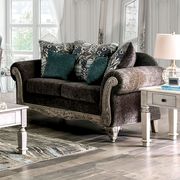 Gray/Antique White Traditional Loveseat main photo