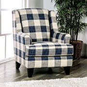 Nash Cozy blend of modern chic patterning checkered chair