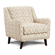 Eastleigh (Blue) Classic design woven pattern fabric upholstery chair
