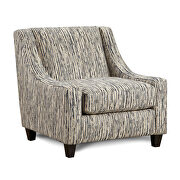Stripe multi fabric upholstery chair