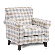 Cadigan II Flannel-like pattern of light pastels chair