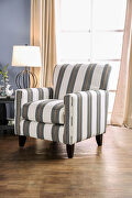 Ivory/pattern sun and stain resistant revolution fabric chair main photo