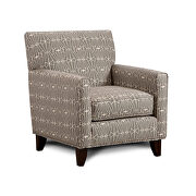 Parker II Gray/pattern contemporary chair, crystal pattern