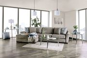 Sigge (Light Gray) Light Gray US-made Contemporary Sectional