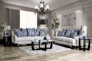 Sisseton (Gray) Light gray chenille fabric sloped arms sofa