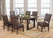 Solid wood contemporary dining table main photo