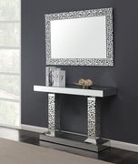 Silver/mirrorred/glass display cabinet / hall display main photo