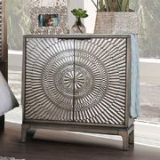 Antique gray nightstand
